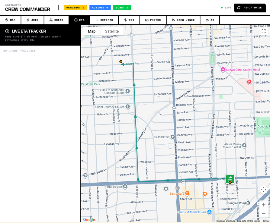 Live ETA Tracker