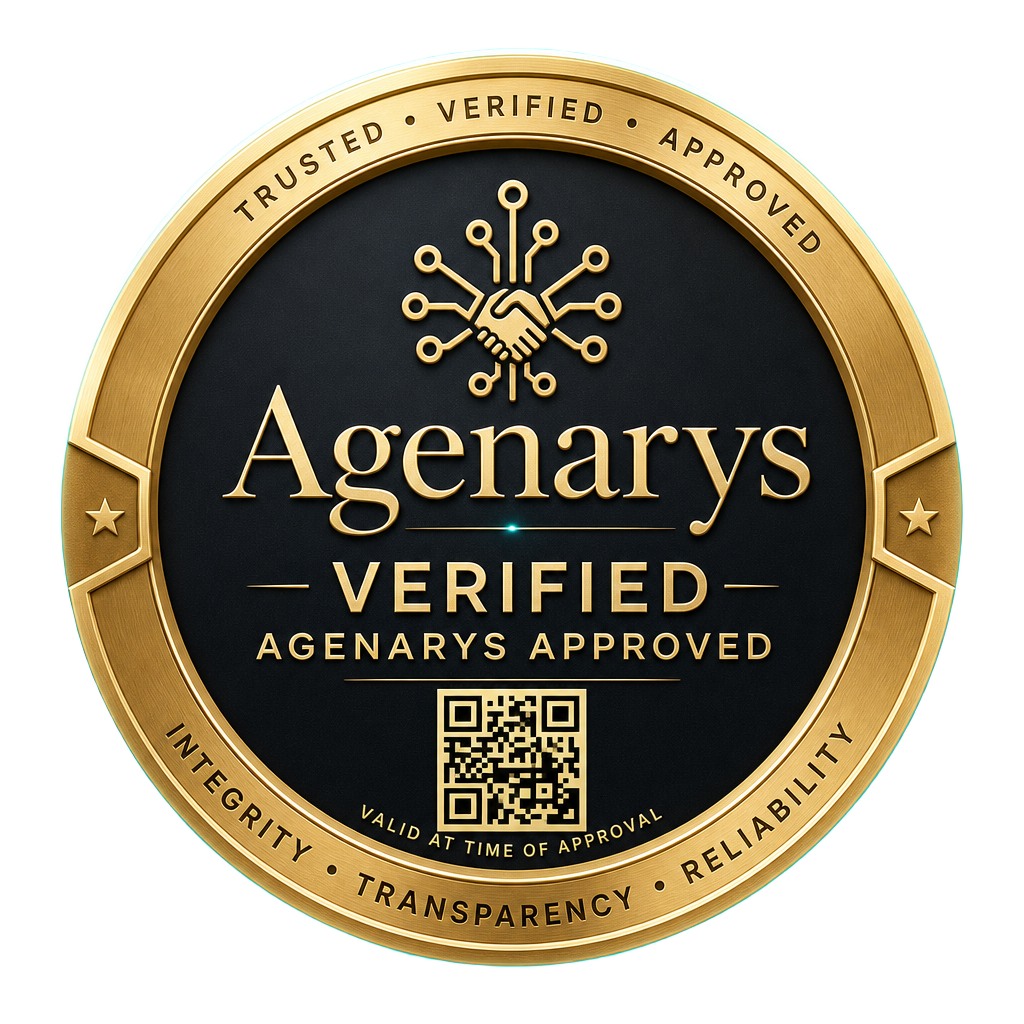 Agenarys Verified seal — Agenarys Approved